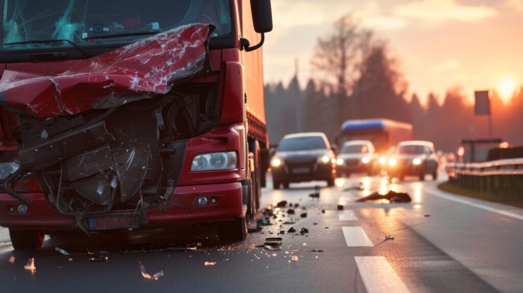 truck accident evans ga