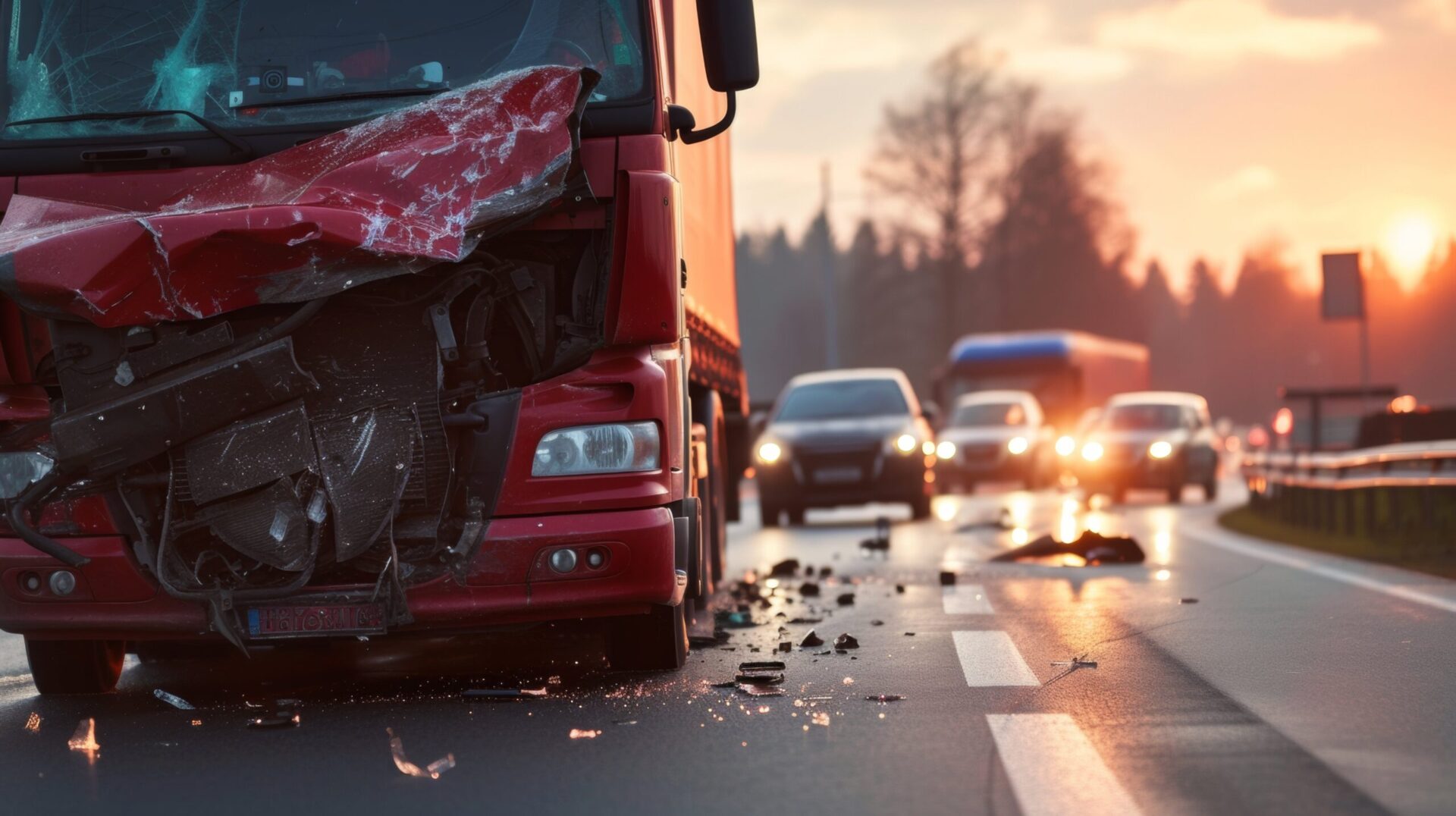 truck accident evans ga