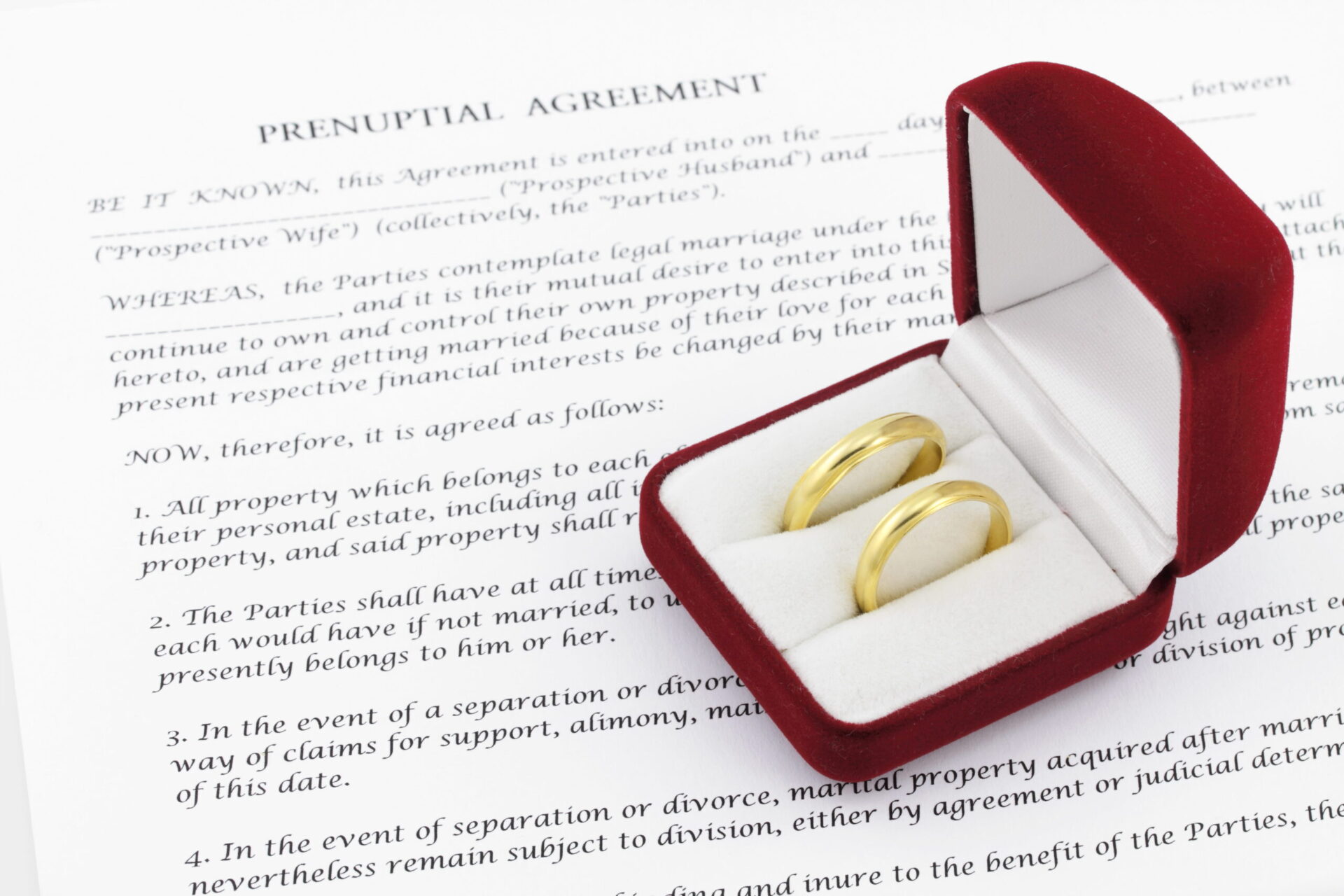 prenuptial agreements